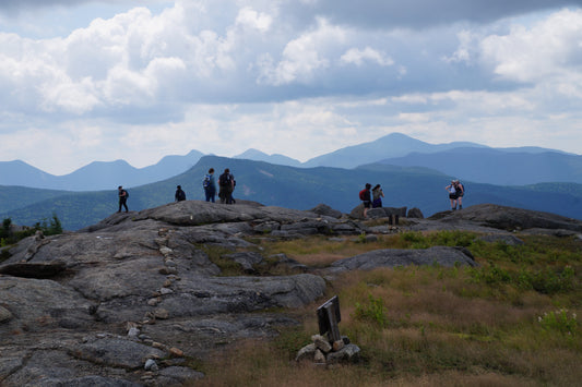 Hiking to the top of Cascade Mountain in the Adirondacks