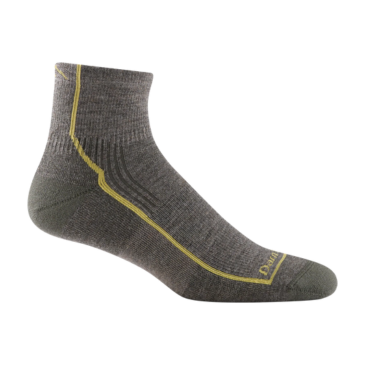 Darn Tough Men's Hiker 1/4 Midweight With Cushion - Taupe