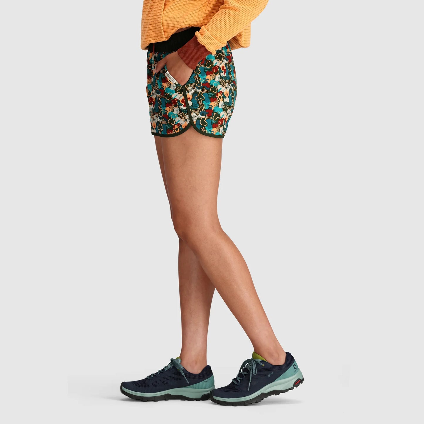 Outdoor Research Women's Zendo Printed Multi Shorts - Tropical Shapes