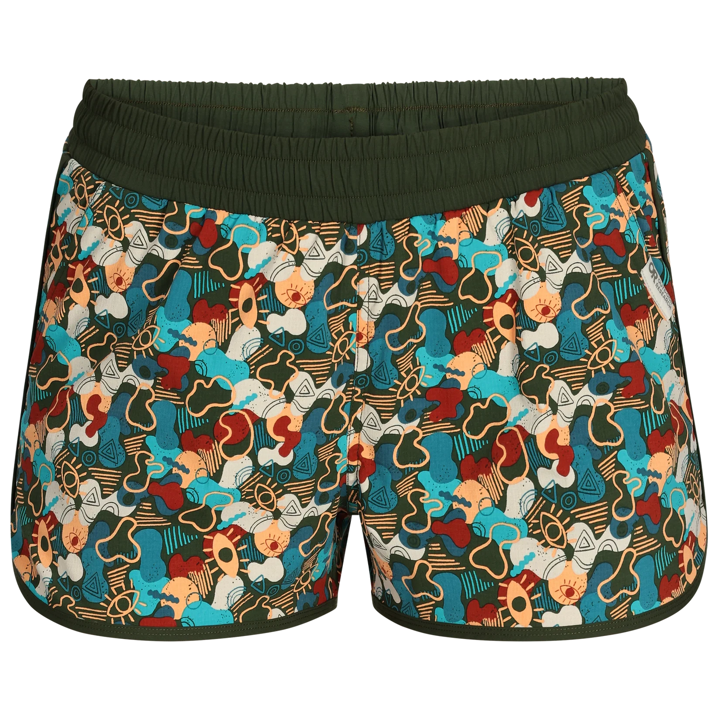 Outdoor Research Women's Zendo Printed Multi Shorts - Tropical Shapes