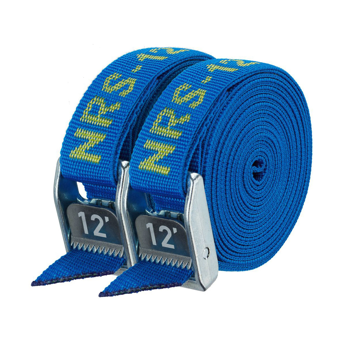 NRS 1" HD Tie-Down Straps - Blue 12"