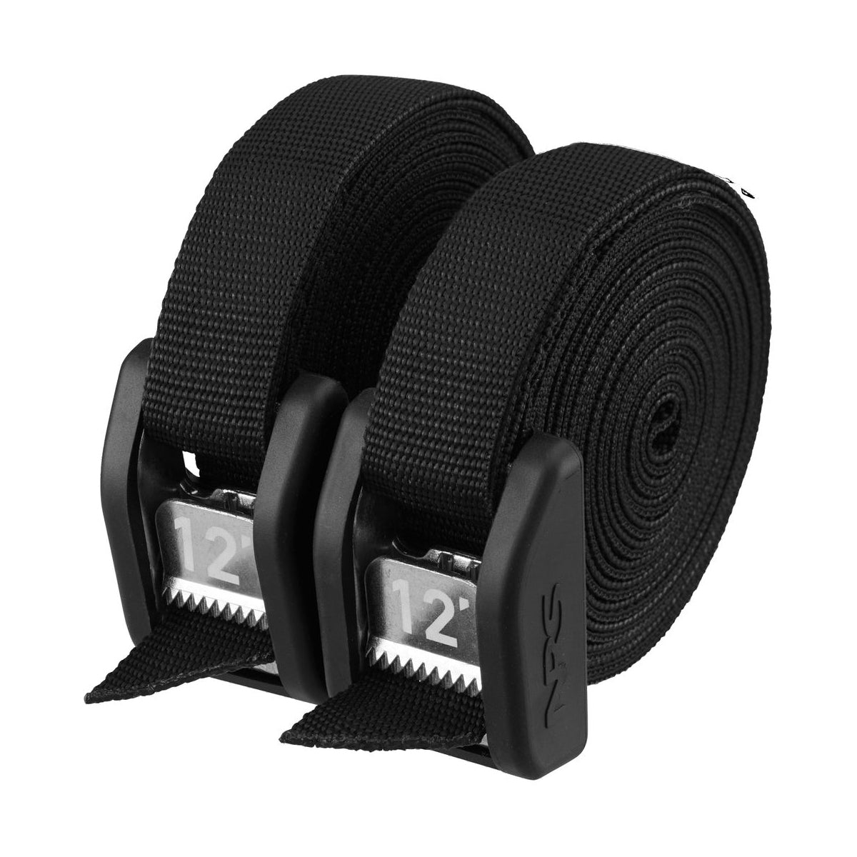 NRS Buckle Bumper Straps - Black 12"