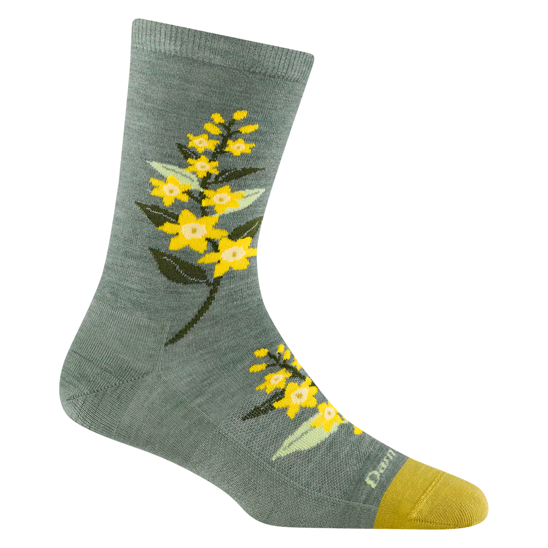 Darn Tough Women's Blossom Crew Lightweight - Seafoam