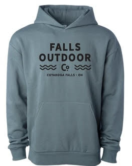 Falls Outdoor Co. Print Blue Hoodie