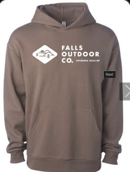 Falls Outdoor Co. Brown Hoodie