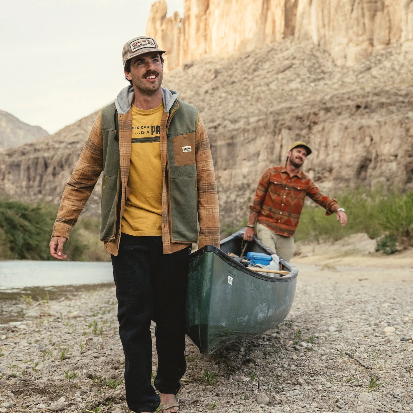 Howler Brothers Free Range Fleece Vest - Oregano