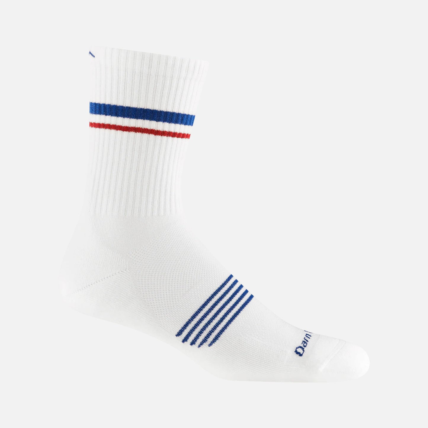 Darn Tough Men's Element Crew Lightweight With Cushion - White