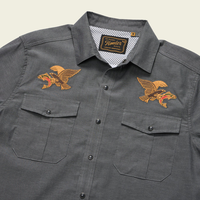 Howler Brothers Men's Gaucho Snapshirt - Osprey Prey