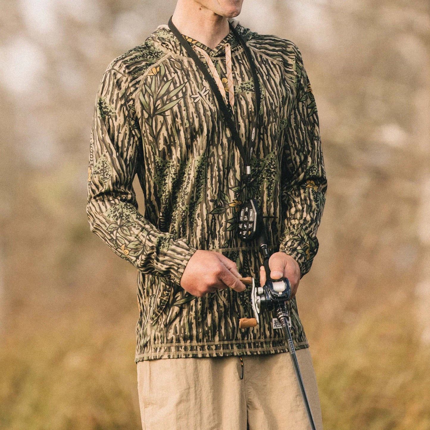 Howler Brothers Men's Loggerhead Hoodie - Swamp Country Camo