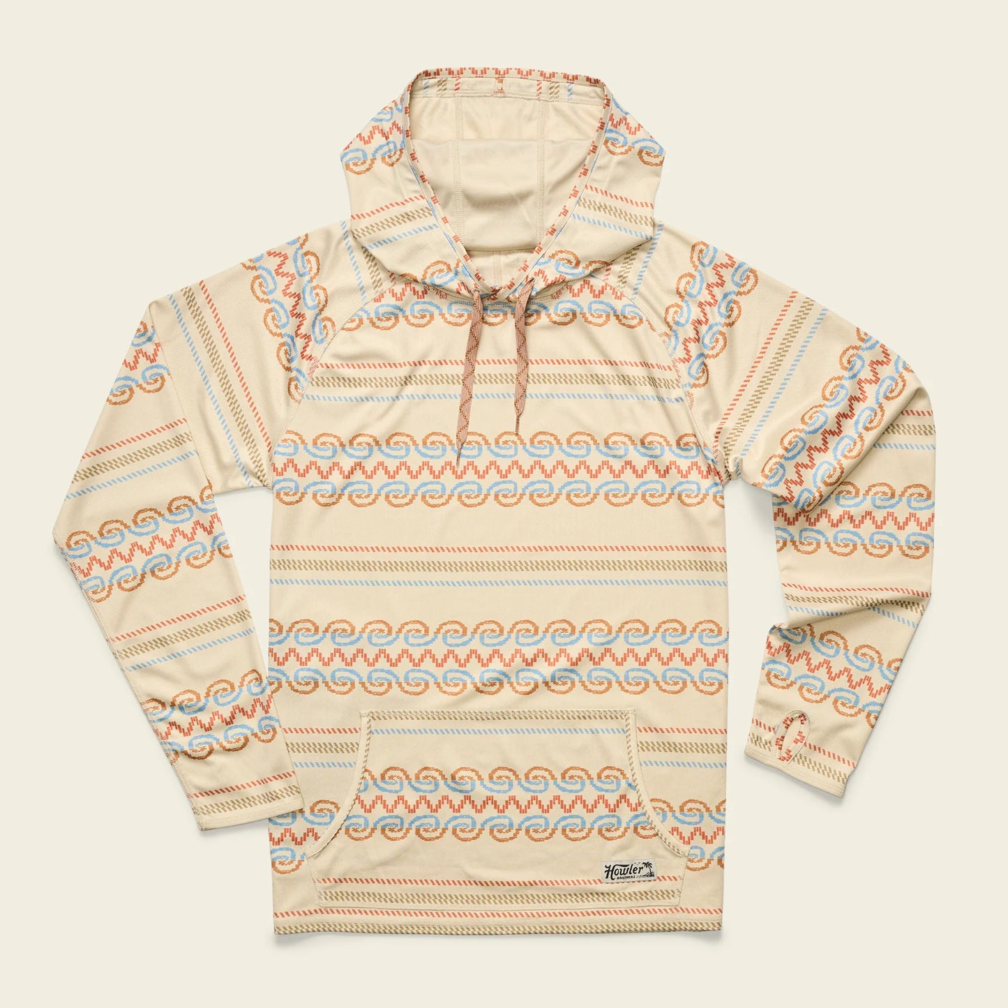 Howler Brothers Men's Loggerhead Hoodie - Zicatela : Off White
