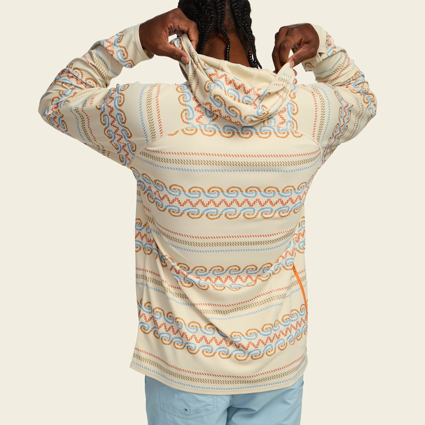 Howler Brothers Men's Loggerhead Hoodie - Zicatela : Off White
