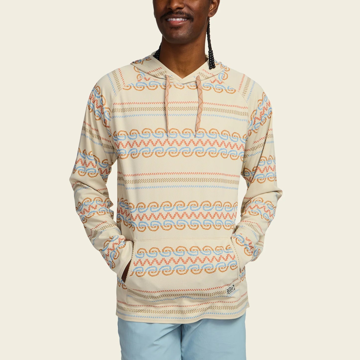 Howler Brothers Men's Loggerhead Hoodie - Zicatela : Off White