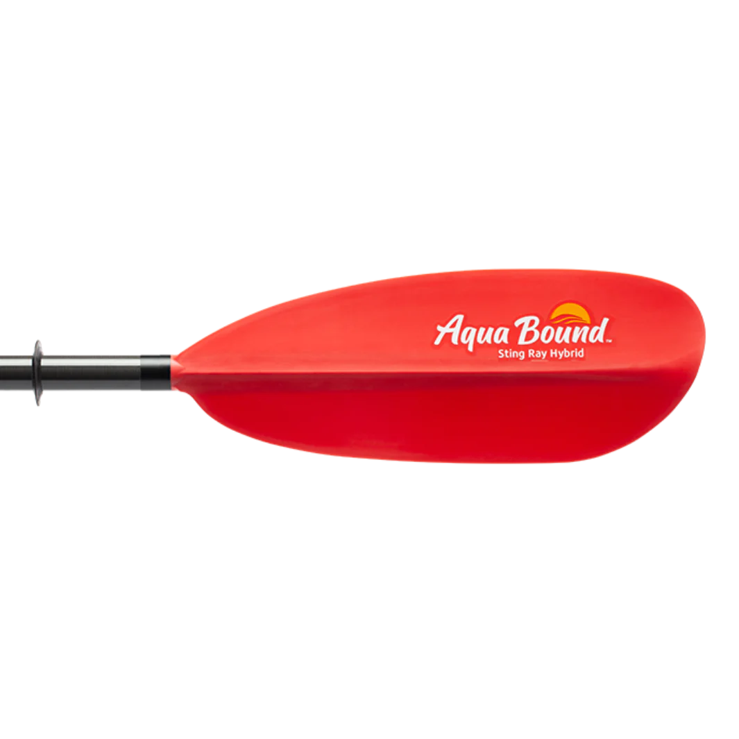 Aqua Bound Sting Ray Hybrid 2-Piece Versa-Lok™ Kayak Paddle - 230-245 - Red