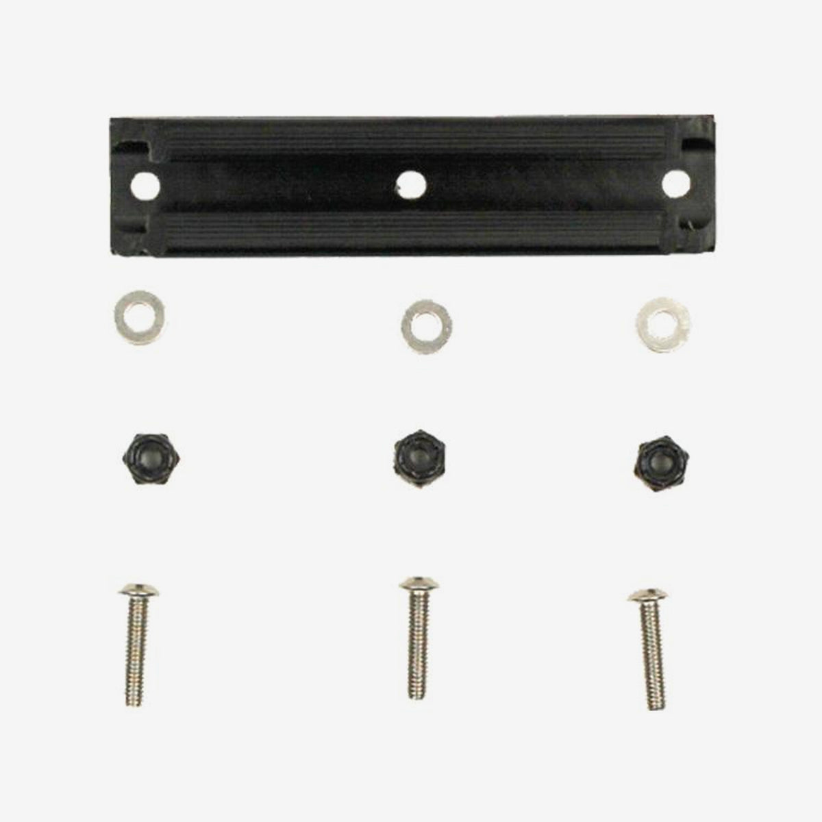 YakAttack GearTrac, SpectraLite Black, 4", Includes SS Hardware