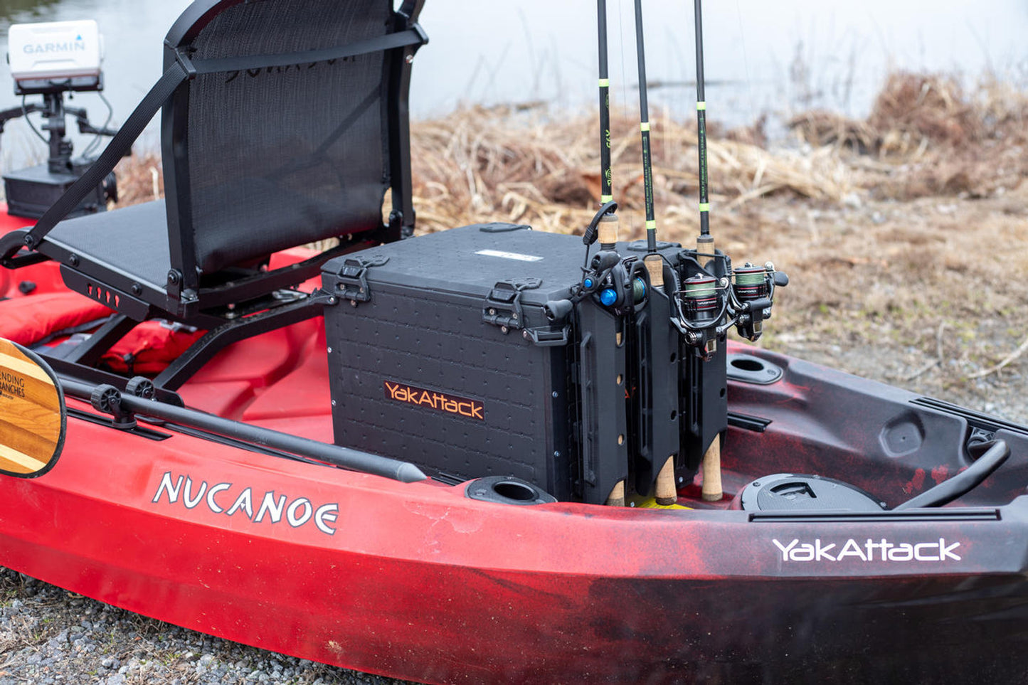 YakAttack BlackPak Pro Kayak Fishing Crate - 16" x 16"
