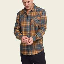 Howler Brothers Harker's Flannel - Kempton Plaid : Stargazer