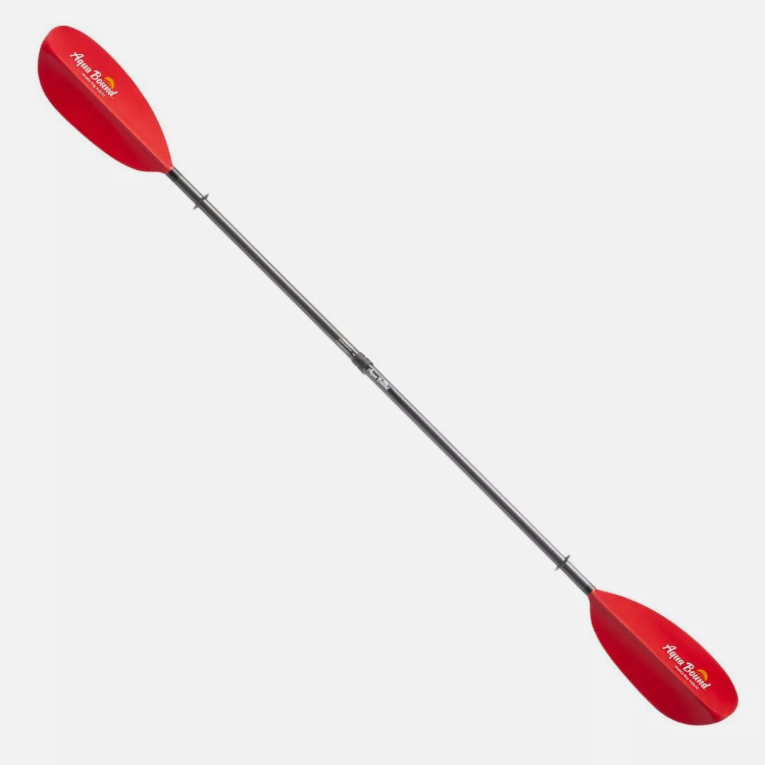 Aqua Bound MantaRay Fiberglass Snap 2pc Sunset Red 245