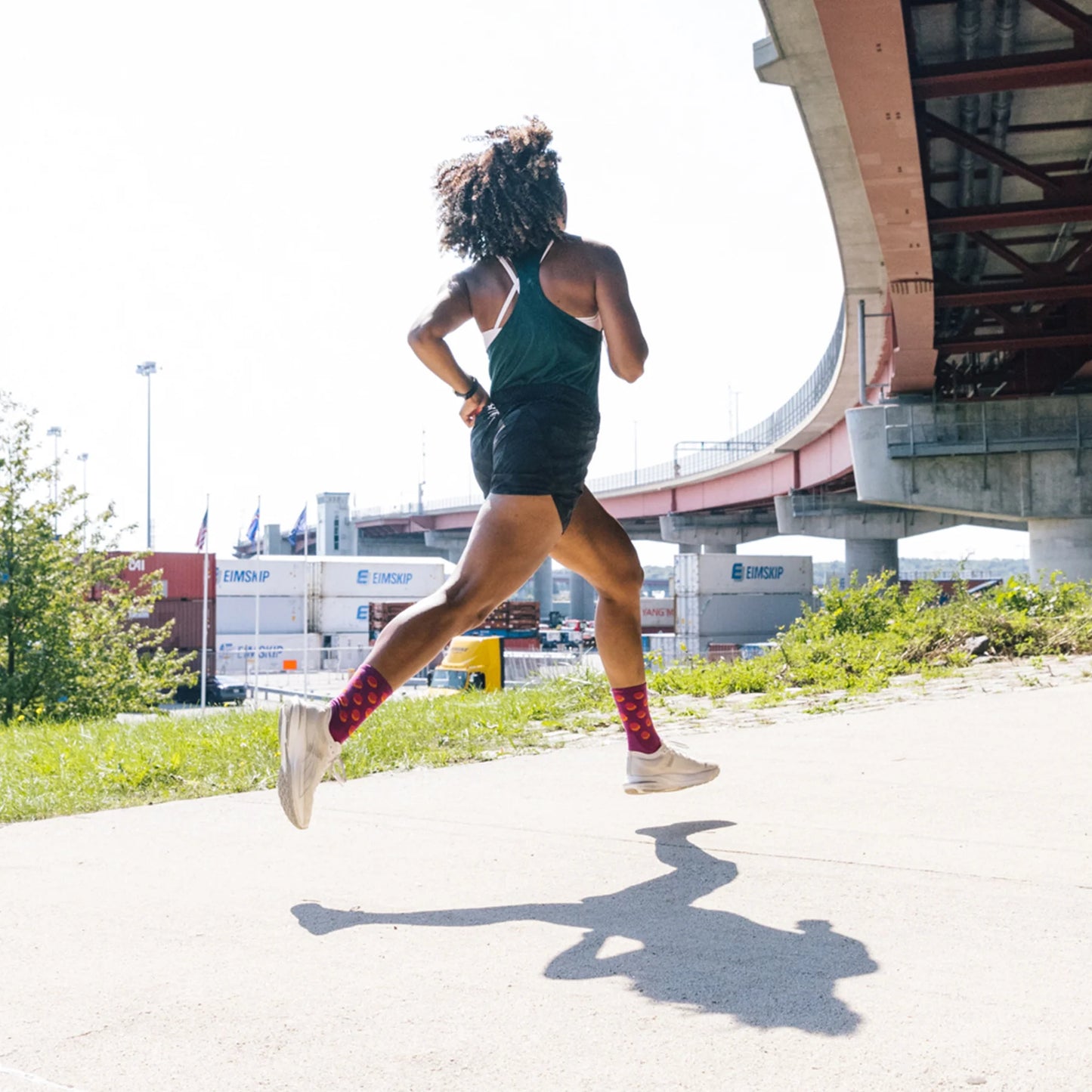 Women's Circuit Micro Crew Ultra-Lightweight Running Sock - Clover
