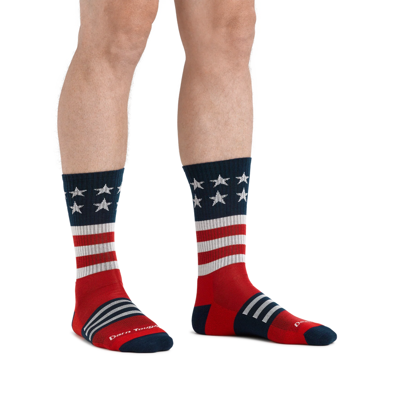 Men's Captain Stripe Micro Crew Lightweight Hiking Sock