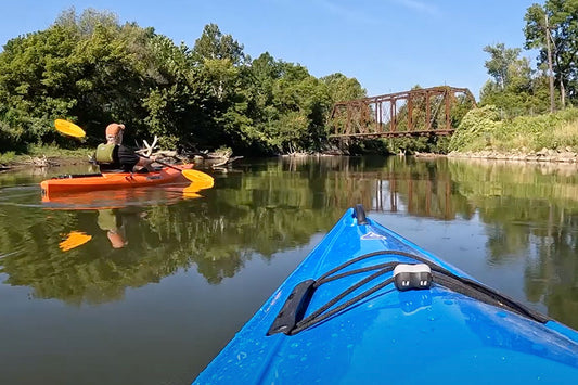 Kayaking down the Cuyahoga River with the Liquidlogic Saluda