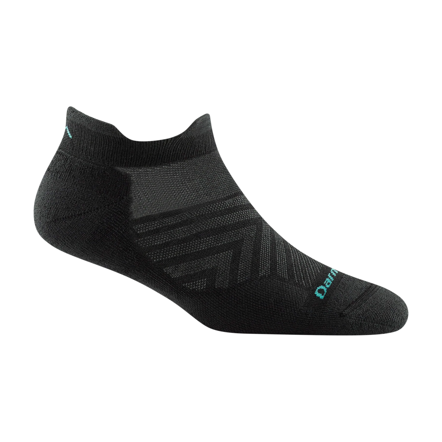 Darn Tough Women's Run No Show Tab Ultra-Lightweight With Cushion - Black