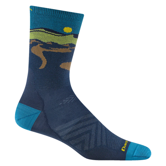 Darn Tough Men's Ridge Runner Micro Crew Ultra-Lightweight - Midnight