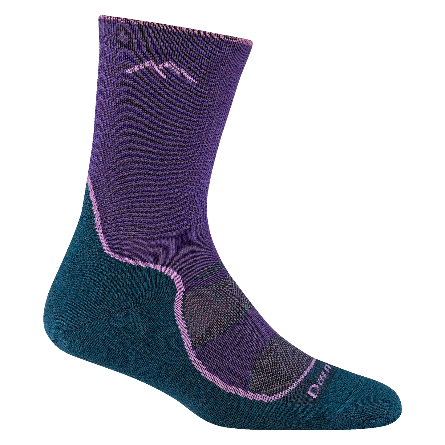 Darn Tough Women's Light Hiker Micro Crew Lightweight Hiking Socks