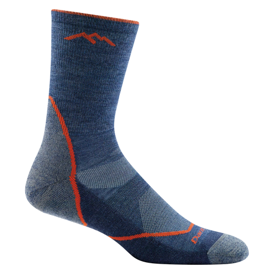 Darn Tough Men's Light Hiker Micro Crew Lightweight Hiking Sock - Denim