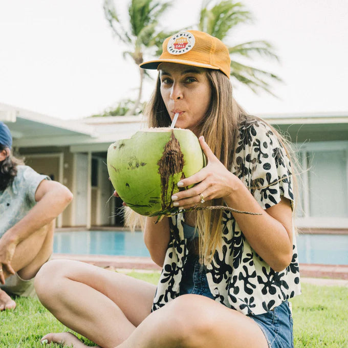 Howler Brothers Hats - Unstructured Snapback - Farm Team : Gold