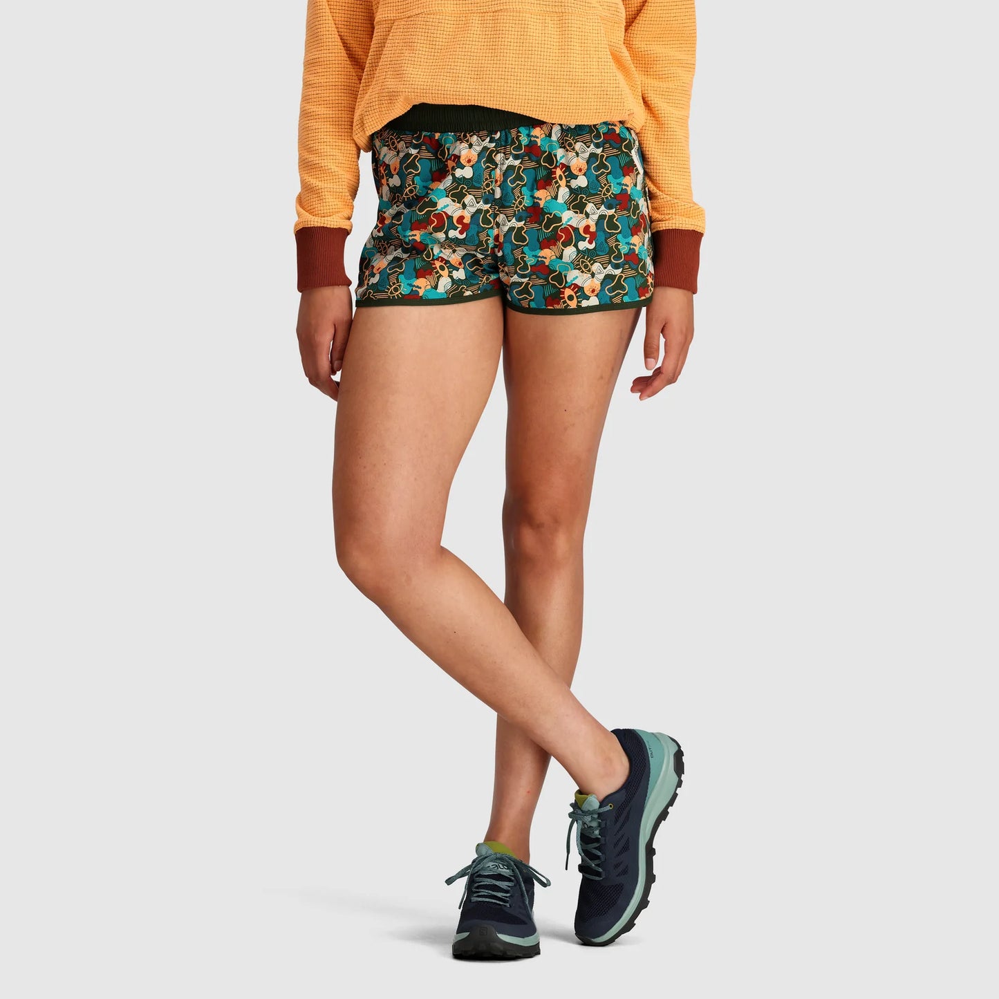 Outdoor Research Women's Zendo Printed Multi Shorts - Tropical Shapes