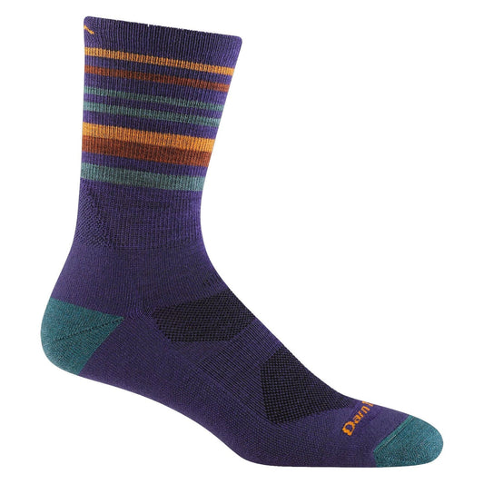 Darn Tough Men's Fastpack Micro Crew Lightweight Hiking Sock - Blackberry