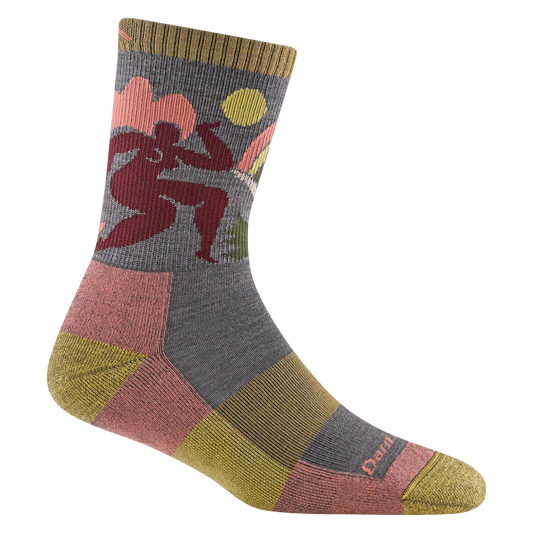 Darn Tough Women's Trailblazer Micro Crew Lightweight with Cushion Socks - Taupe