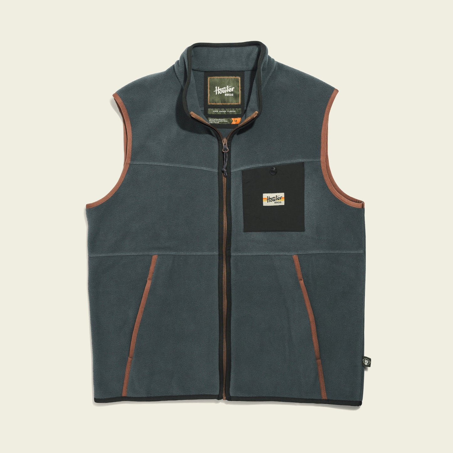 Howler Brothers Men's Free Range Fleece Vest - Fog