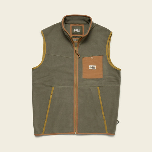 Howler Brothers Free Range Fleece Vest - Oregano