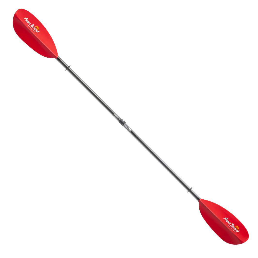 Aqua Bound Manta Ray Hybrid 2-Piece Versa-Lok™ Kayak Paddle - Red