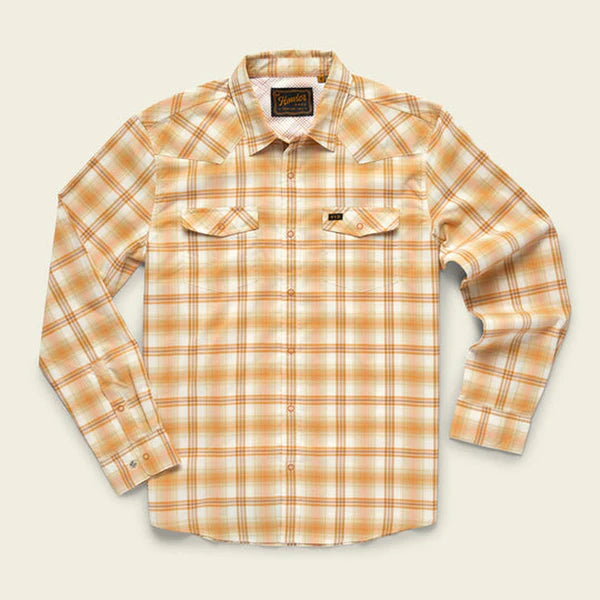 Howler Brothers Men's H Bar B Tech Longsleeve - Leon Plaid Home Team