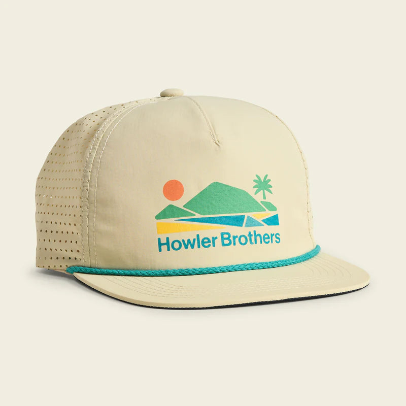 Howler Brothers Hats - Aperture Tech Strapback - Bahía de Howler : Stone