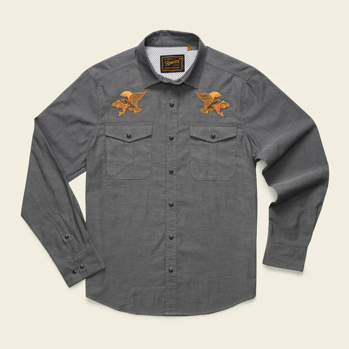 Howler Brothers Men's Gaucho Snapshirt - Osprey Prey