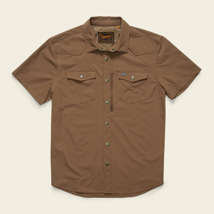 Howler Brothers Men's Emerger Tech Shirt - Teak