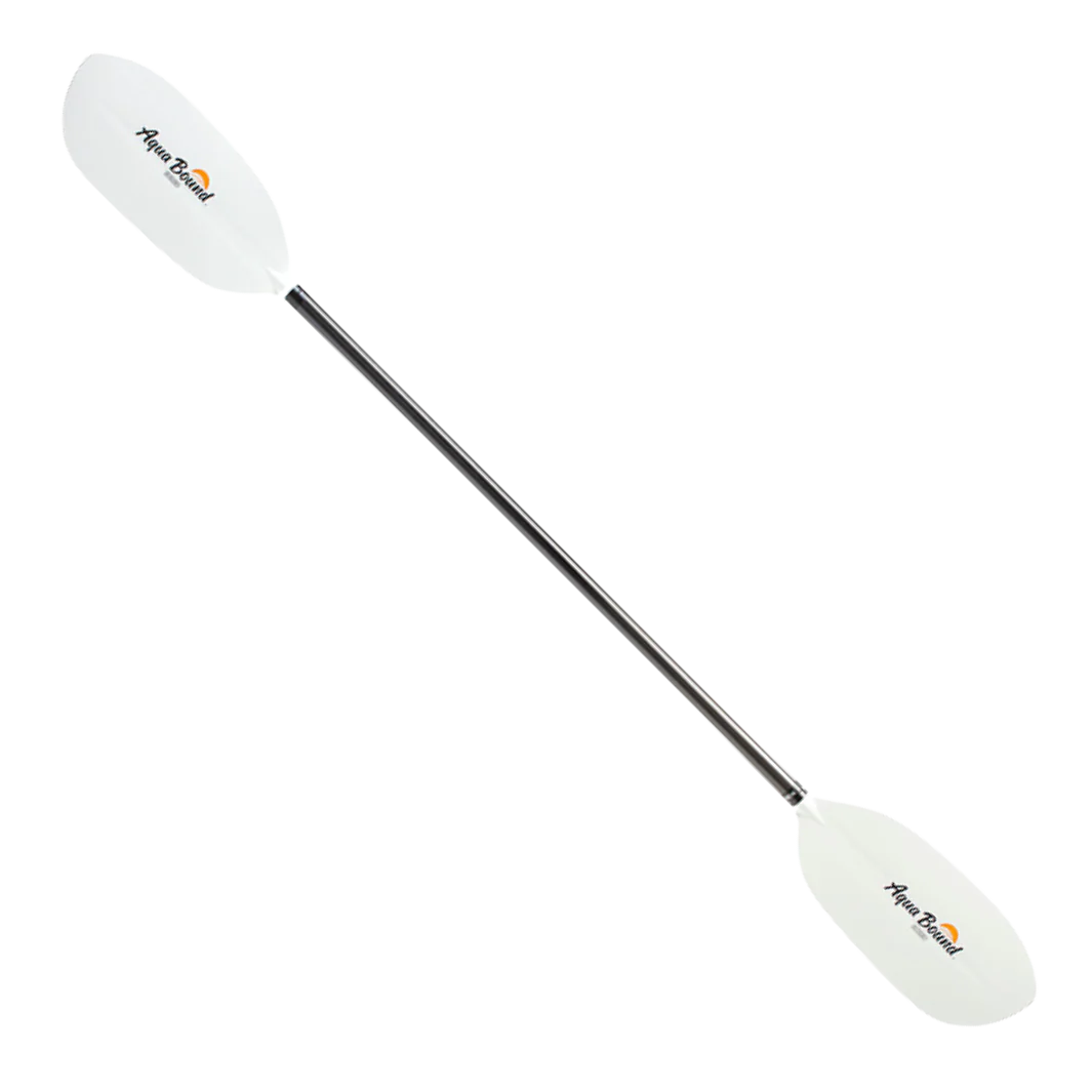 Aqua Bound Shred Hybrid 1-Piece Kayak Paddle - 196 - White