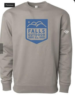 FOC Tan and Blue Crewneck