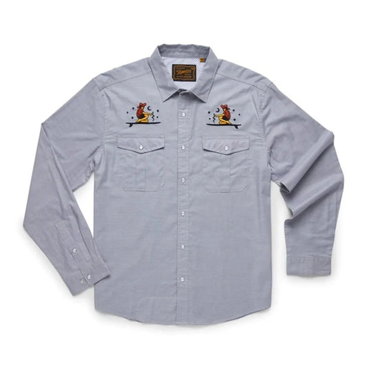 Howler Brothers Men's Gaucho Snapshirt - Ocean Offerings