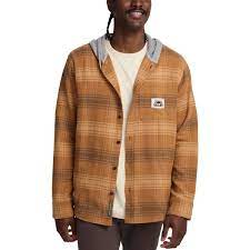 Howler Brothers Salvo Hooded Blanket Flannel - Mesa Plaid : Duck Brown